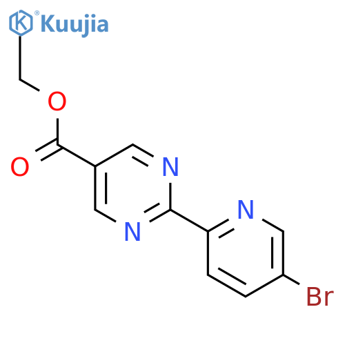 Ethyl 2-(5-bromopyridin-2-YL)pyrimidine-5-carboxylate structure