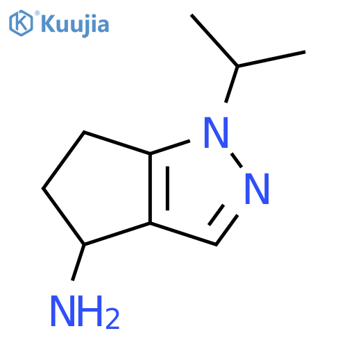 1-Isopropyl-1,4,5,6-tetrahydro-cyclopentapyrazol-4-ylamine structure