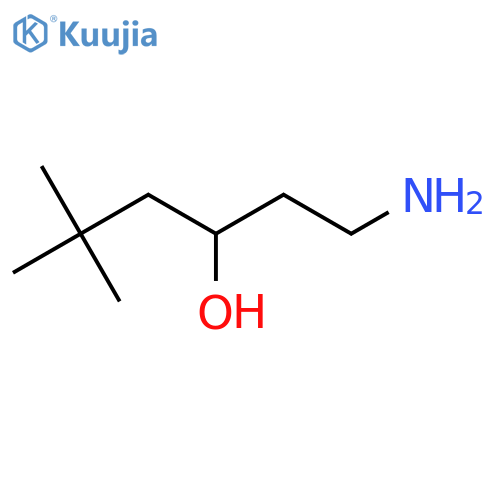 1-Amino-5,5-dimethylhexan-3-ol structure