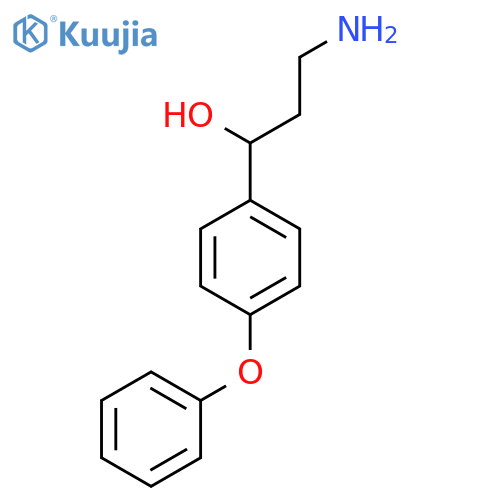 3-Amino-1-(4-phenoxyphenyl)propan-1-ol structure