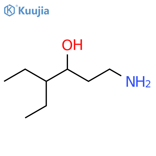1-Amino-4-ethylhexan-3-ol structure