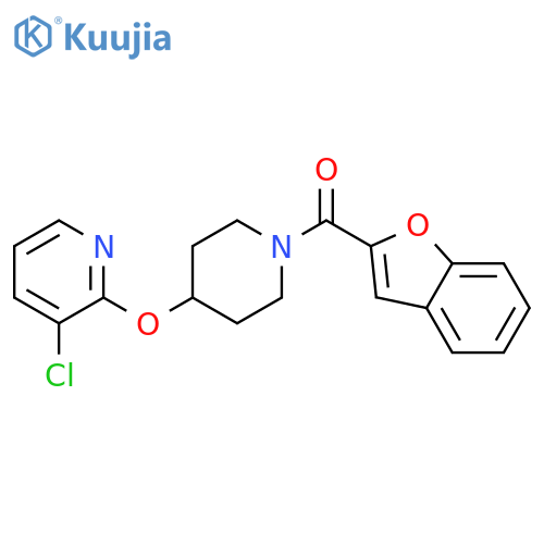 2-{[1-(1-benzofuran-2-carbonyl)piperidin-4-yl]oxy}-3-chloropyridine structure