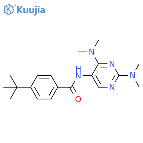N-2,4-bis(dimethylamino)pyrimidin-5-yl-4-tert-butylbenzamide structure