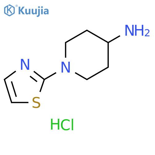 1-(1,3-thiazol-2-yl)piperidin-4-amine dihydrochloride structure