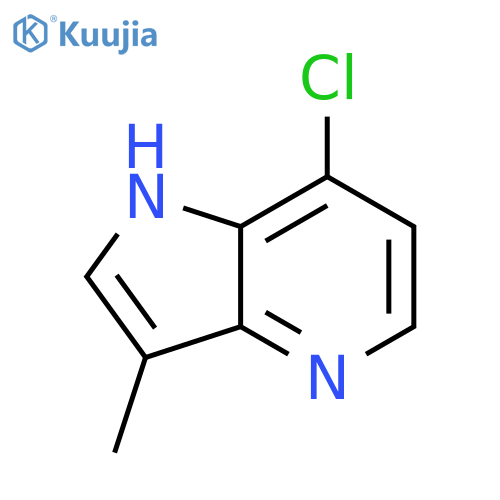 7-chloro-3-methyl-1H-pyrrolo[3,2-b]pyridine structure