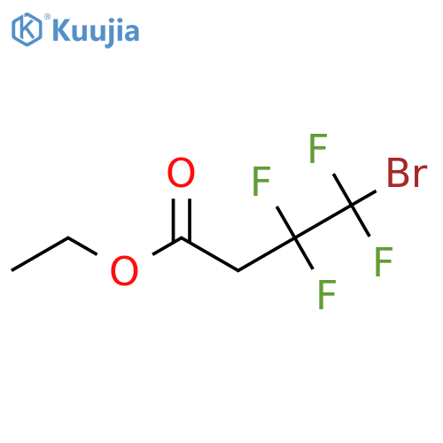 Ethyl 4-bromo-3,3,4,4-tetrafluorobutanoate structure