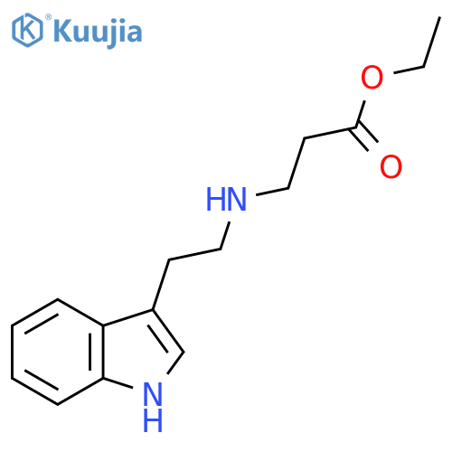 Ethyl 3-{[2-(1H-indol-3-yl)ethyl]amino}propanoate structure