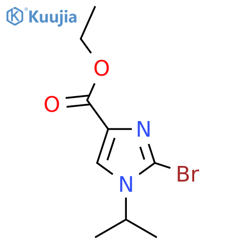 Ethyl 2-bromo-1-isopropyl-1H-imidazole-4-carboxylate structure
