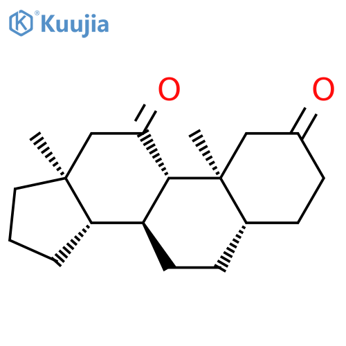 5alpha-Androstane-2,11-dione structure