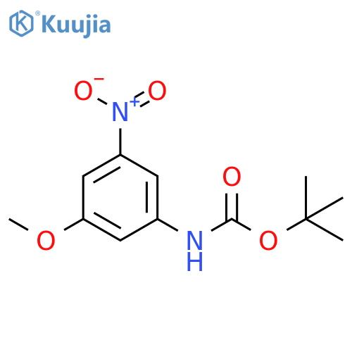 tert-butyl N-(3-methoxy-5-nitrophenyl)carbamate structure