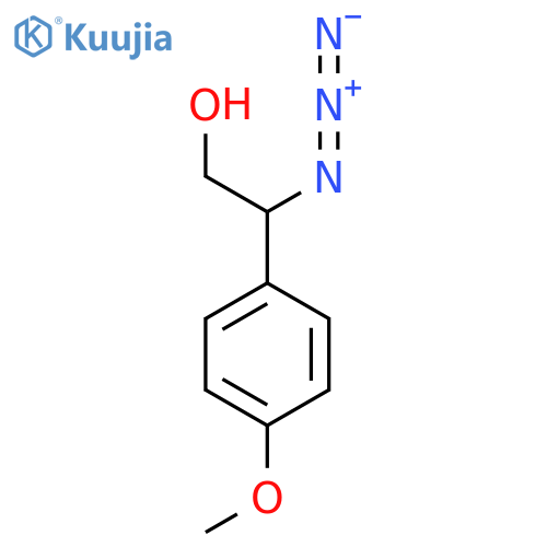 2-azido-2-(4-methoxyphenyl)ethan-1-ol structure