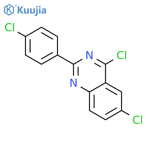 Quinazoline,4,6-dichloro-2-(4-chlorophenyl)- structure
