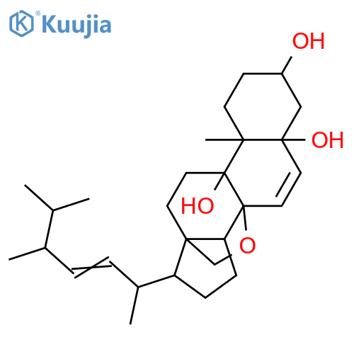8,18-Epoxyergosta-6,22-diene-3,5,9-triol; (3β,5β,8β,9β,22E,24R)-form structure
