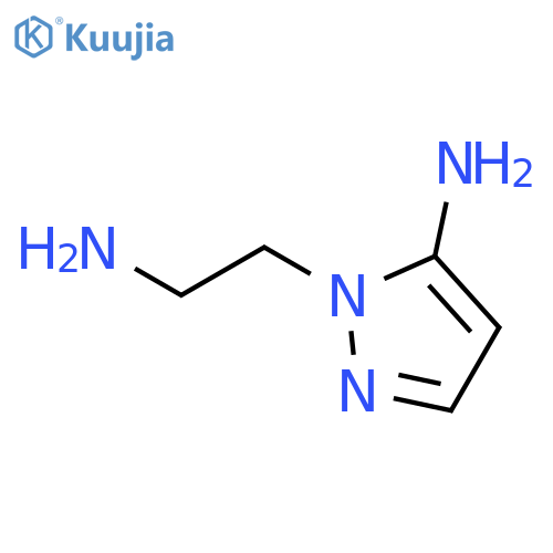 1-(2-Aminoethyl)-1H-pyrazol-5-amine structure