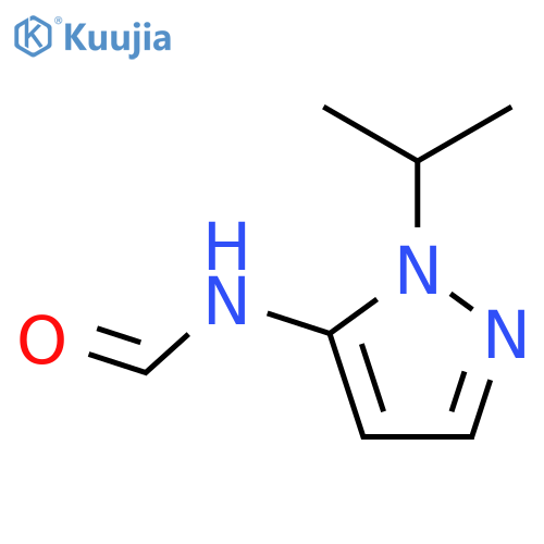 Formamide,N-[1-(1-methylethyl)-1H-pyrazol-5-yl]- structure