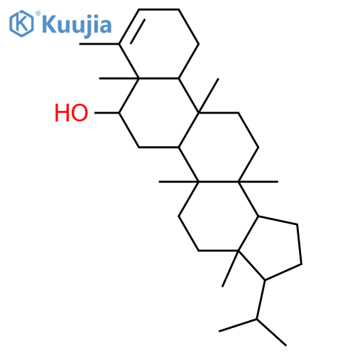 A'-Neo-24,25,26,28-tetranorgammacer-3-en-6-ol, 5,9,13,17-tetramethyl-, (5β,6β,8α,9β,10α,13α,14β,17α,18β)- structure