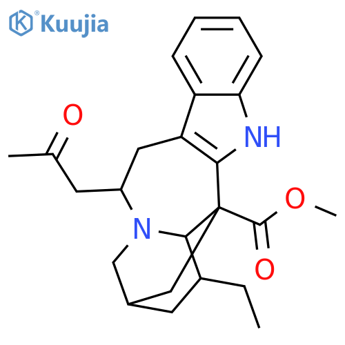 5-(2-Oxopropyl)coronaridine; (5R)-form structure
