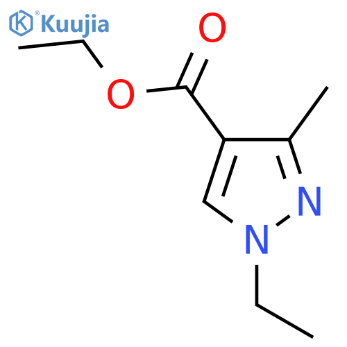 ethyl 1-ethyl-3-methyl-1H-pyrazole-4-carboxylate structure