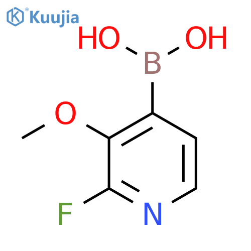 2-fluoro-3-methoxypyridin-4-ylboronic acid structure