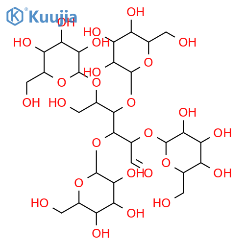 D-Glucose, O-a-D-galactopyranosyl-(1®6)-O-a-D-galactopyranosyl-(1®6)-O-a-D-galactopyranosyl-(1®6)-O-a-D-galactopyranosyl-(1®6)- structure