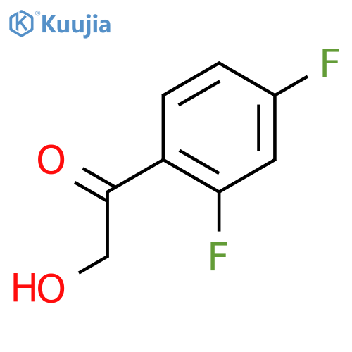 2',4'-Difluoro-2-hydroxyacetophenone structure
