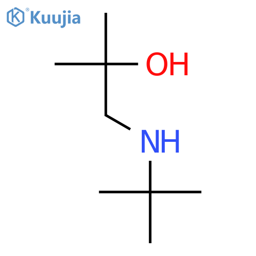 1-(1,1-Dimethylethyl)amino-2-methyl-2-propanol structure