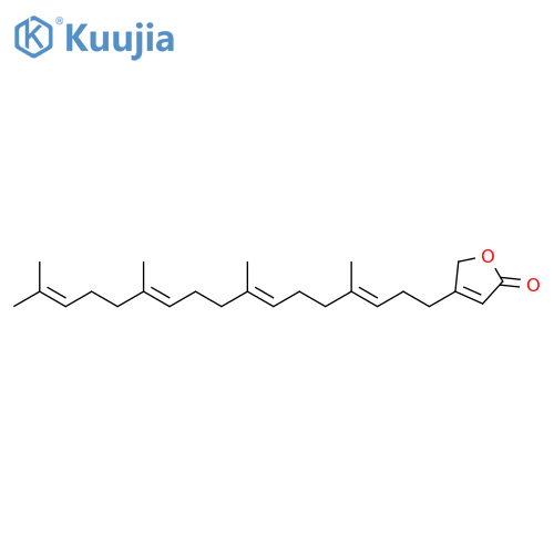 2(5H)-Furanone,4-[(3E,7E,11E)-4,8,12,16-tetramethyl-3,7,11,15-heptadecatetraenyl]- (9CI) structure
