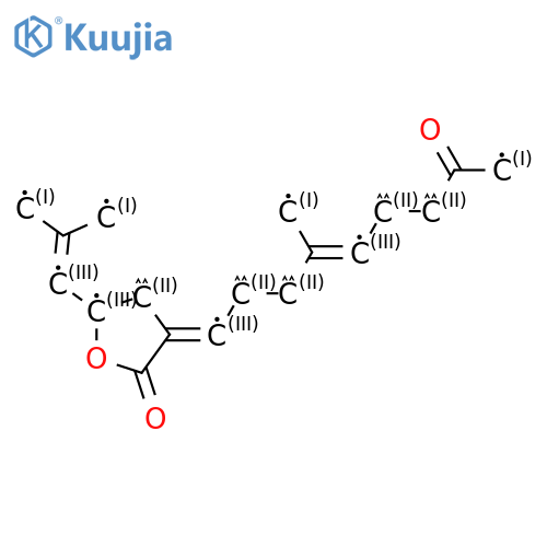 2(3H)-Furanone,dihydro-3-(4-methyl-8-oxo-4-nonenylidene)-5-(2-methyl-1-propenyl)- (9CI) structure