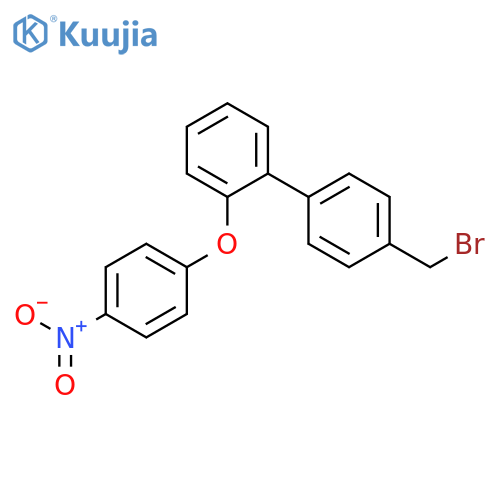 1,1'-Biphenyl, 4'-(bromomethyl)-2-(4-nitrophenoxy)- structure