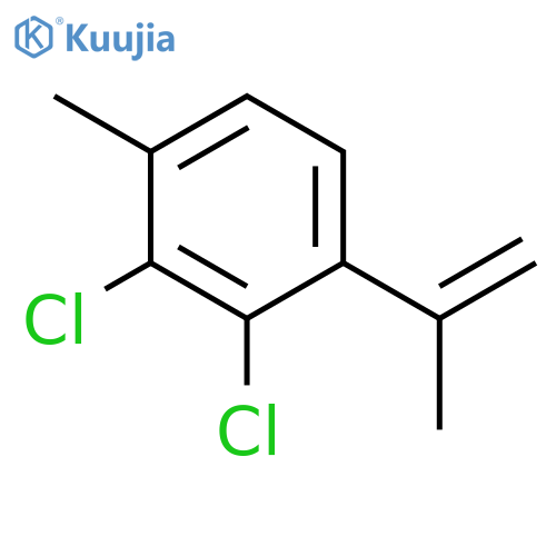 Benzene, 2,3-dichloro-1-methyl-4-(1-methylethenyl)- structure