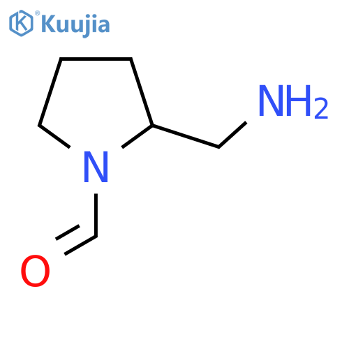 2-(Aminomethyl)pyrrolidine-1-carbaldehyde structure