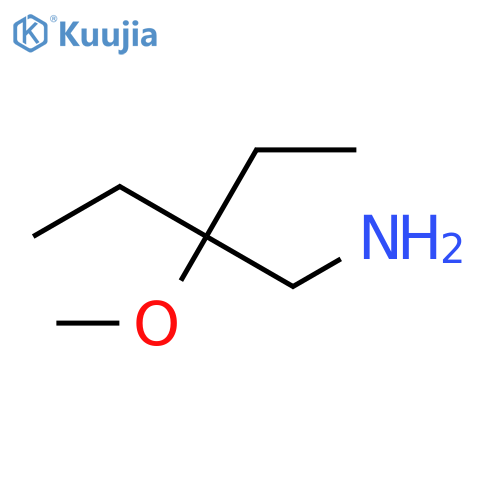 3-(aminomethyl)-3-methoxypentane structure