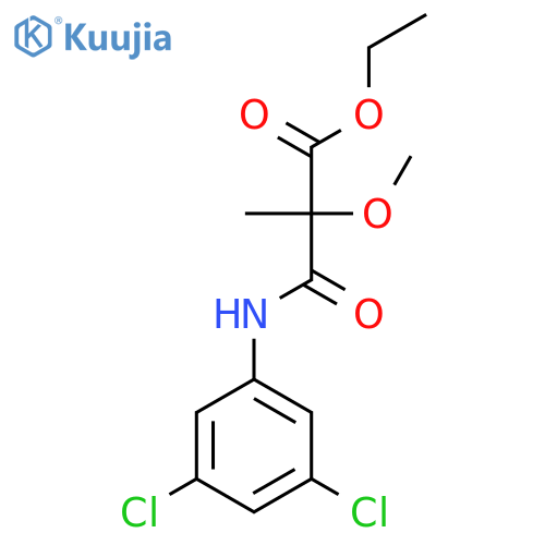 Ethyl 3-[(3,5-dichlorophenyl)amino]-2-methoxy-2-methyl-3-oxopropanoate structure