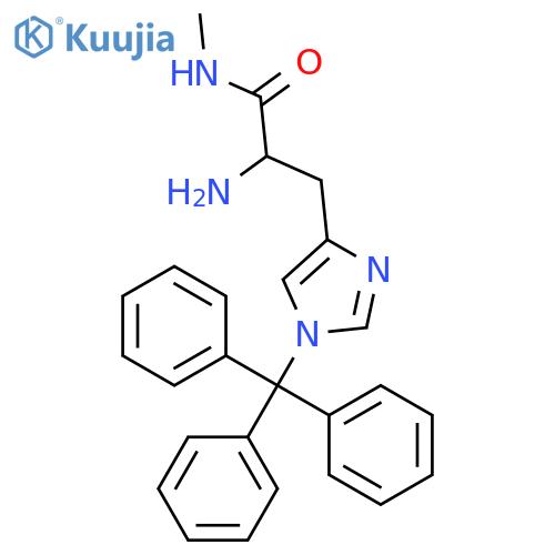 α-Amino-N-methyl-1-(triphenylmethyl)-1H-imidazole-4-propanamide structure