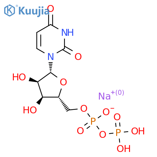 Uridine 5'-(Trihydrogen Diphosphate) Sodium Salt structure