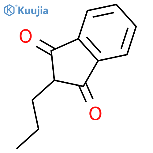 2-Propyl-1H-indene-1,3(2H)-dione structure