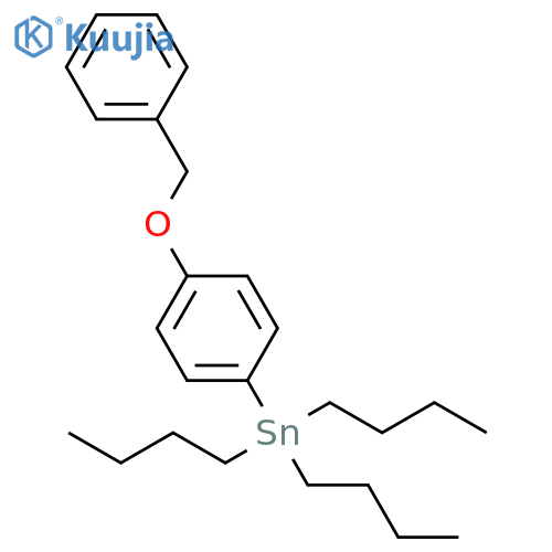 (4-Benzyloxyphenyl)tributylstannane structure