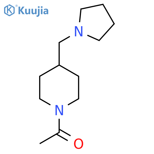 1-{4-(pyrrolidin-1-yl)methylpiperidin-1-yl}ethan-1-one structure