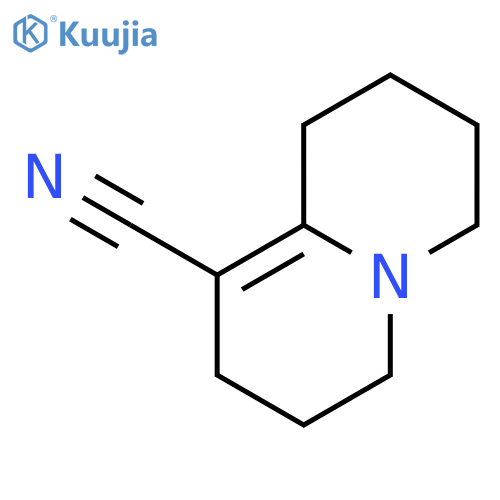 3,4,6,7,8,9-hexahydro-2H-Quinolizine-1-carbonitrile structure