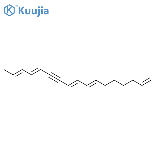 heptadeca-1,7,9,13,15-pentaen-11-yne structure