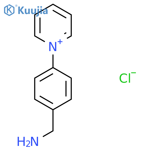 1-(4-(Aminomethyl)phenyl)pyridin-1-ium chloride structure