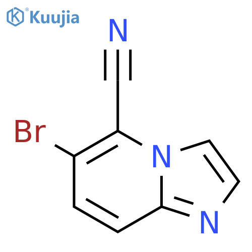 6-Bromoimidazo[1,2-a]pyridine-5-carbonitrile structure