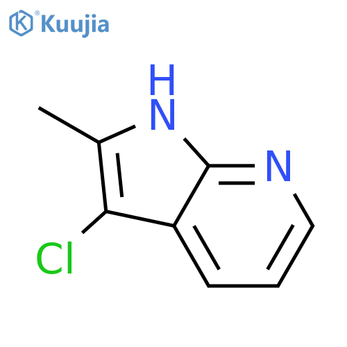 3-Chloro-2-methyl-1H-pyrrolo[2,3-b]pyridine structure