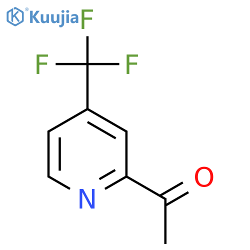 1-[4-(trifluoromethyl)pyridin-2-yl]ethanone structure
