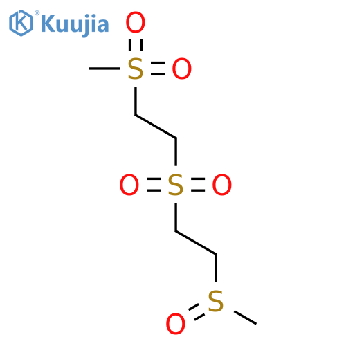 Ethane, 1-[[2-(methylsulfinyl)ethyl]sulfonyl]-2-(methylsulfonyl)- structure