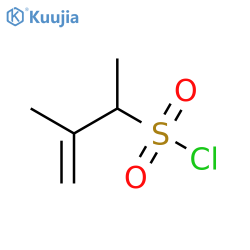 3-methylbut-3-ene-2-sulfonyl chloride structure