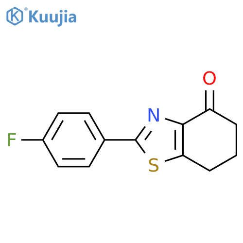 2-(4-fluorophenyl)-4,5,6,7-tetrahydro-1,3-benzothiazol-4-one structure