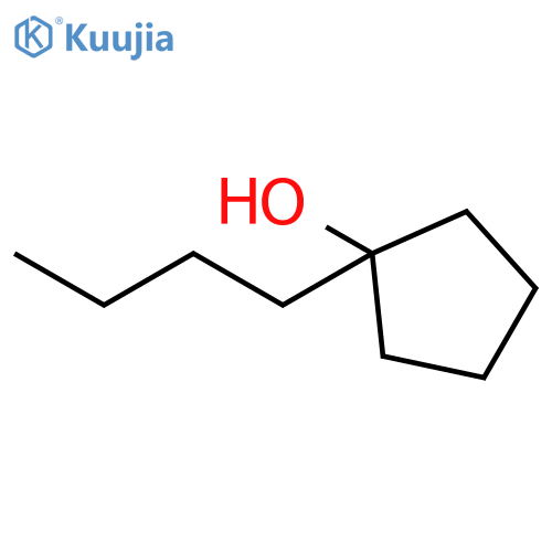 Cyclopentanol, 1-butyl- structure