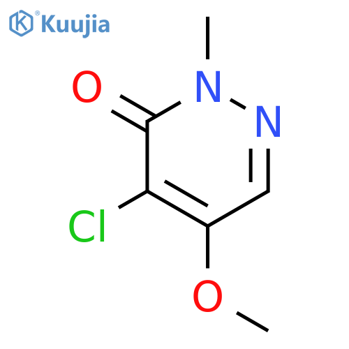 4-Chloro-5-Methoxy-2-Methylpyridazin-3(2h)-One structure