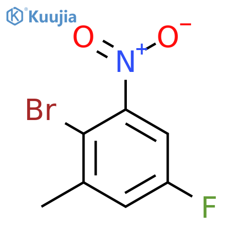 2-Bromo-5-fluoro-1-methyl-3-nitrobenzene structure